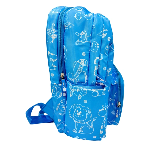 DOMS School Bag Jungle - Turquoise Blue