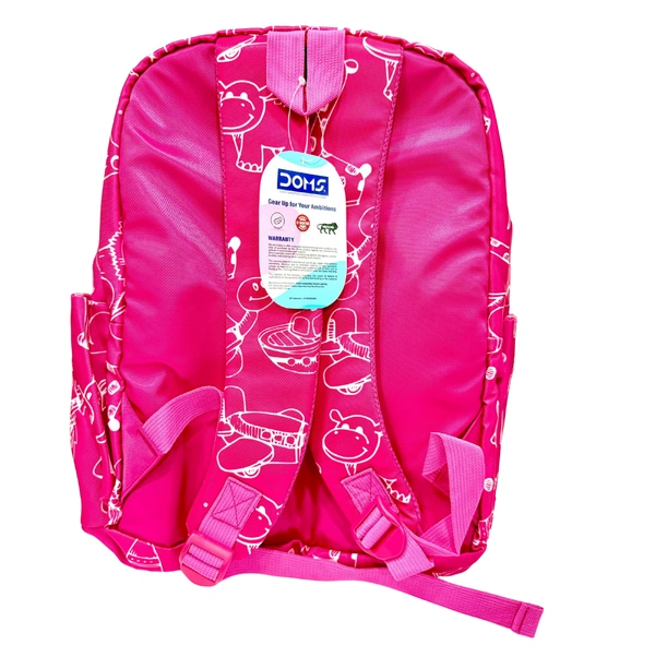 DOMS School Bag Jungle - Hot Pink