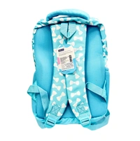 DOMS School Bag Puppy Face - Cyan Aqua