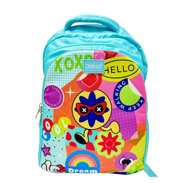 DOMS School Bag Stickers - Cyan Aqua