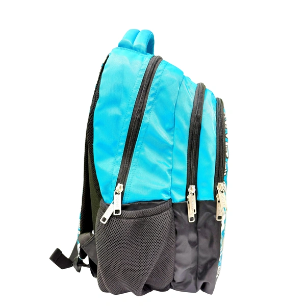 DOMS School Bag  Doodle - Cyan Aqua