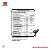 Amul Pure Ghee, - 1 L Carton