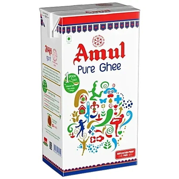 Amul Pure Ghee, - 1 L Carton