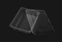 Paras Polymers Premium Quality Pastic Containers  - 600 ML, Transparent