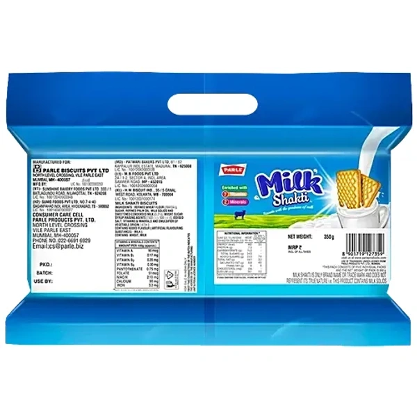 Parle Milk Shakti Cookies, 350 g - 350g