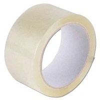 1 Pcs White/Transparent Adhesive Packaging High Strength Tape 2 Inch x 65 Meter Roll