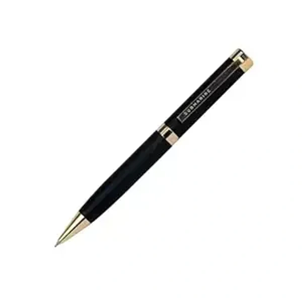 Submarine 990 Personalised Solid Bold Black Premium Ball Pen, Scratch Proof Metal Body With Gold Parts, Fitted With Jotter Blue Ink Refill, Ideal Gift for him/her, Perfect for Corporate Gifting