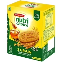 Britannia Nutri Choice 5 Grain Digestive High Fibre Biscuits - 200g
