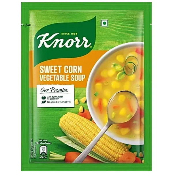 Knorr Sweet Corn Soup - Real Vegetables, - 42g