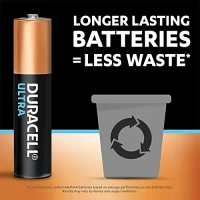 Duracell Ultra Alkaline AAA Batteries, 2 pcs