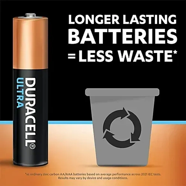 Duracell Ultra Alkaline AAA Batteries, 2 pcs