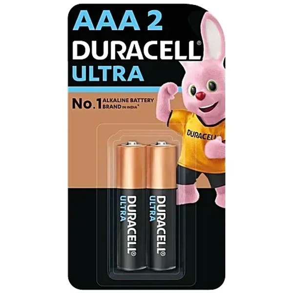 Duracell Ultra Alkaline AAA Batteries, 2 pcs