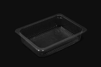 Paras Polymers Premium Quality Pastic Containers  - 600 ML, Transparent