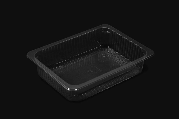 Paras Polymers Premium Quality Pastic Containers  - 600 ML, Transparent
