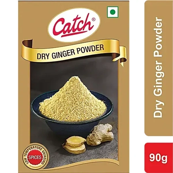 Catch Dry Ginger Powder - Enhances Flavour, 90 g Carton - 90G