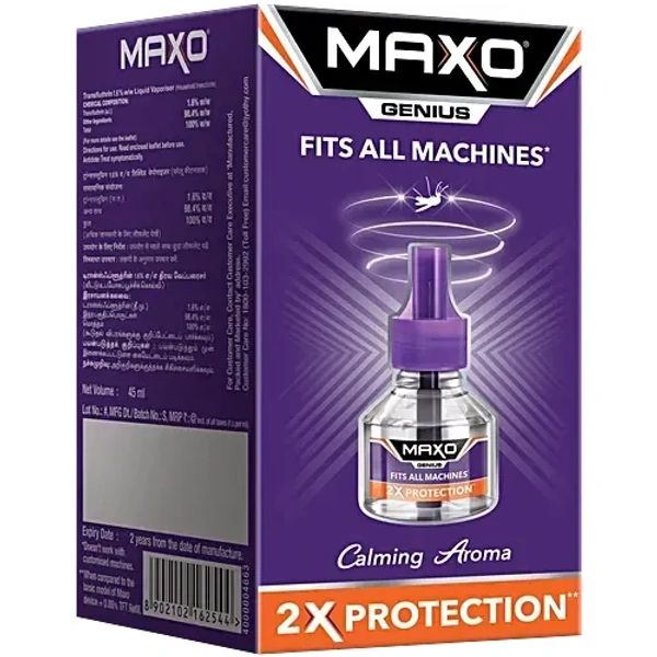 Maxo Genius Liquid Vaporizer With Calming Aroma 45 ml