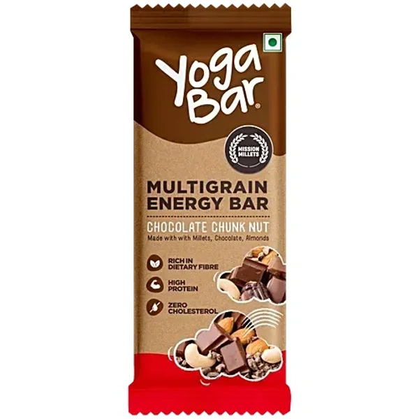 Yoga Bar Chocolate Chunk Nut Multigrain Energy Bar - 38 g