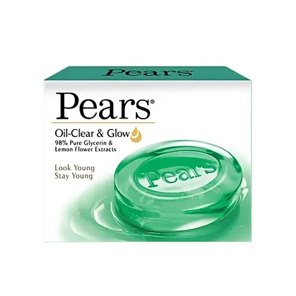 Pears Oil-Clear & Glow Soap Bar, 75 g - 75g