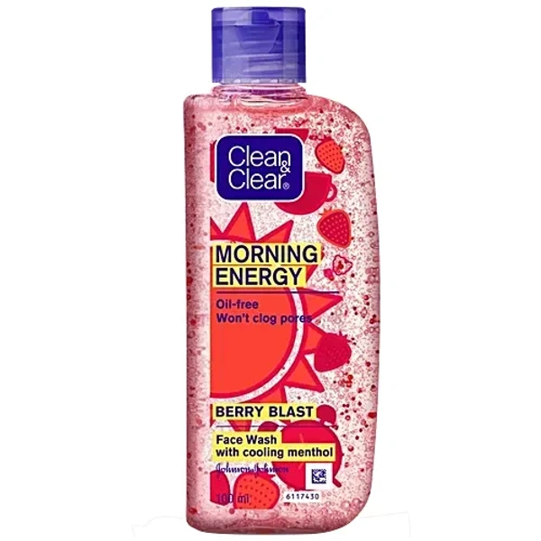 Clean & Clear Morning Energy Berry Blast Face Wash, 100 ml - 100ml