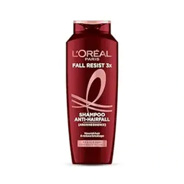 L'Oréal Paris Anti-Hair Fall Conditioner, Reinforcing & Nourishing for Hair Growth, For Thinning & Hair Loss, With Arginine Essence and Salicylic Acid, Fall Resist 3X, 180/192.5 ML (Weight May Vary)