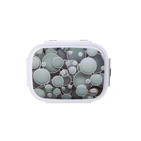 Jewel Snap Steel Big Insulated Stainless Steel Lunch Box with Partition | Compact Tiffin Box for Kids & Adults | Stylish Design with Quote | BPA-Free | Microwave Safe Lid - 550 ML, Multi-color
