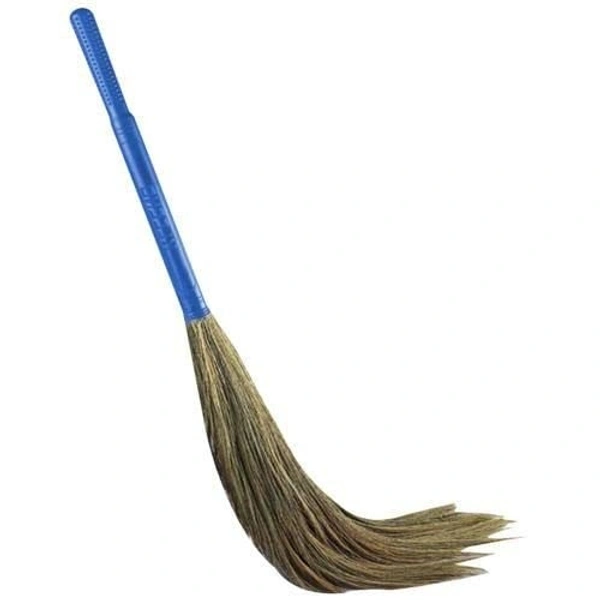 Kleeno Premier No Dust Broom - Extra Long, Easy to Use, Blue, 1 pc