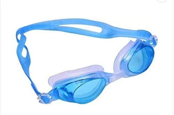 Morex Swimming Goggles UV Protection Anti-Fog For Men Women Kids With Plastic Case Blue Color Swim Glasses With Adjustable Strap