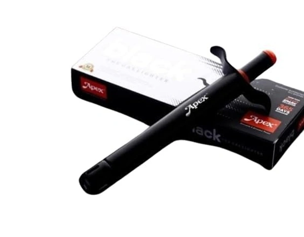 Apex kitchen Matt Black Gas Stove Lighter Sleek and Durable Ignition Tool for Kitchen Use Steel Gas Lighter (Black) - 16L x 4W x 2Th Centimeters, Black