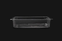Paras Polymers Premium Quality Pastic Containers  - 600 ML, Transparent