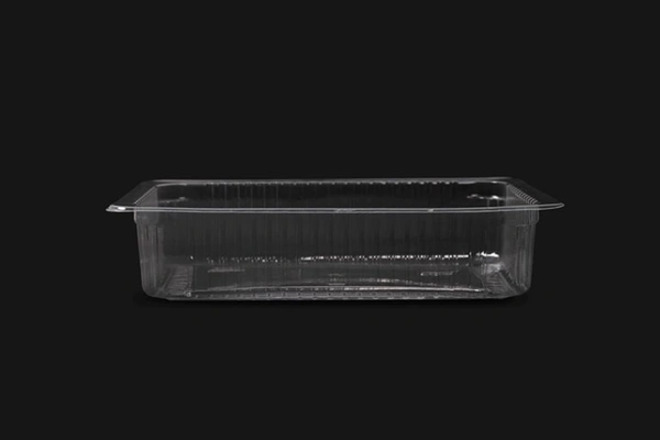 Paras Polymers Premium Quality Pastic Containers  - 600 ML, Transparent