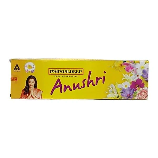 Mangaldeep Anushri Puja Agarbattis,  - 60 sticks Carton