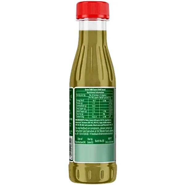 Del Monte Green Chili Sauce, 200 g Bottle