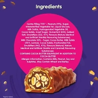 Cadbury Fuse Peanut & Caramel Filled Chocolate Mini Treats - 93 g (6 x 15.5 g)