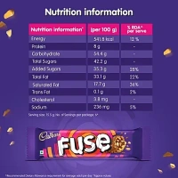 Cadbury Fuse Peanut & Caramel Filled Chocolate Mini Treats - 93 g (6 x 15.5 g)