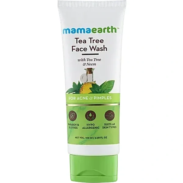 Mamaearth Tea Tree Face Wash, 100 ml