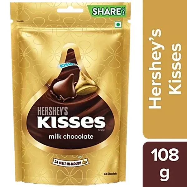 Hershey's Kisses Milk Chocolate - 108G