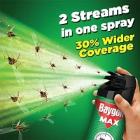 Baygon Max Mosquito & Fly Killer Spray, 400 ml - 400ml