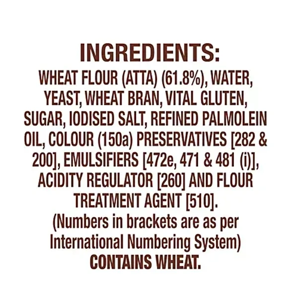 Britannia Whole Wheat Bread, 450 g Pouch