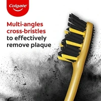 Colgate ZigZag Charcoal Soft Bristle Manual Toothbrush for adults
