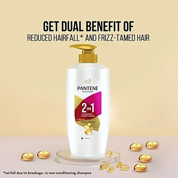 Pantene HairScience Hairfall Control Shampoo + Conditioner, 650 ml