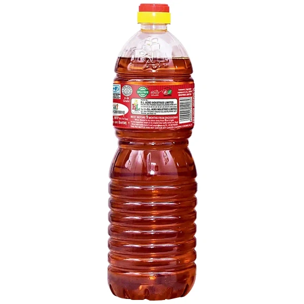 Bail Kolhu Kachi Ghani Mustard Oil, 1 L Bottle