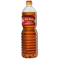 Bail Kolhu Kachi Ghani Mustard Oil, 1 L Bottle