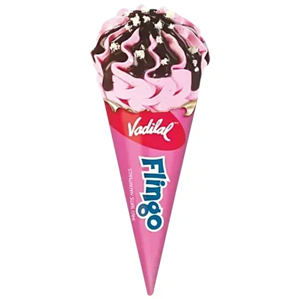  vadilal flingo swirl cake cone 110 ml - 110 ml