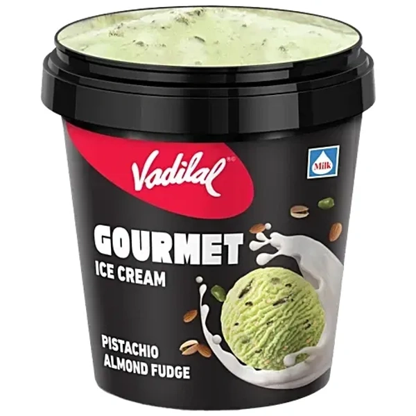 Vadilal Super Premium Pistachio Almond Fudge Gourmet Ice Cream, 120 ml Cup