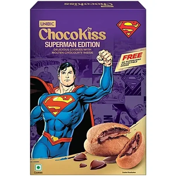 Unibic Centre Filled-Choco Kiss Cookies, 250 g - 250g