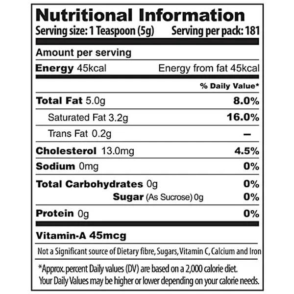 Gowardhan Pure Cow Ghee, 1 L TETRA