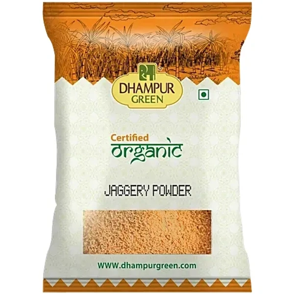 Dhampur Green Organic Jaggery/Gur Powder, 800 g Pouch - 800G