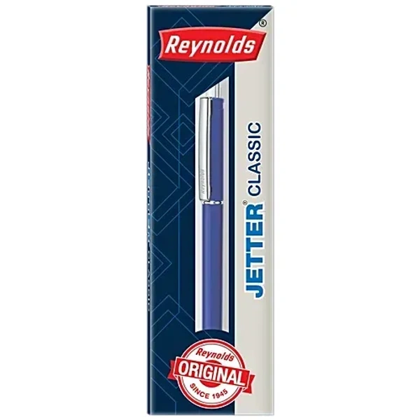 Reynolds Jetter BP Classic 0.7mm Fine Point Ball Pens, Blue Ink -