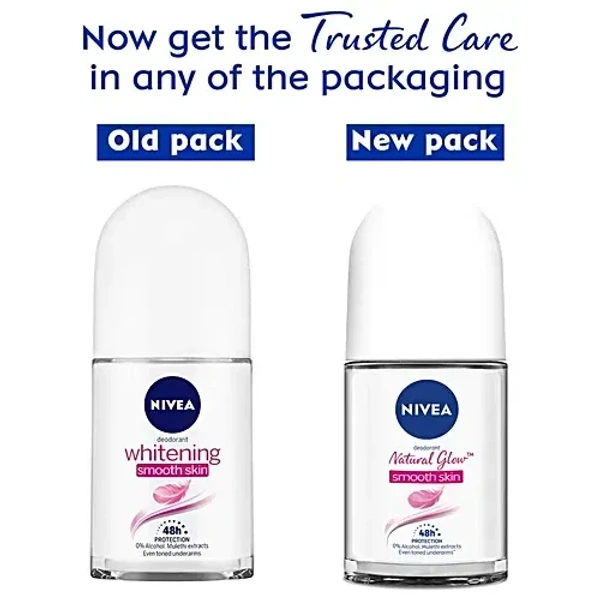 Nivea Whitening Smooth Skin Deodorant Roll On - Even Toned Underarms, For Women,Nivea Whitening Smooth Skin Deodorant Roll On - Even Toned Underarms, For Women,  - 25 ml