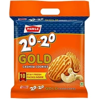 Parle 20-20 Gold Cashew Almond Cookies, 1 kg